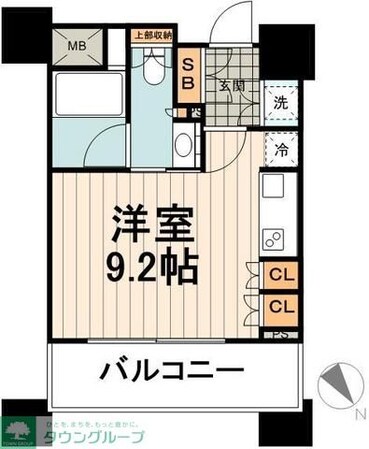 パークアクシス茅場町の物件間取画像